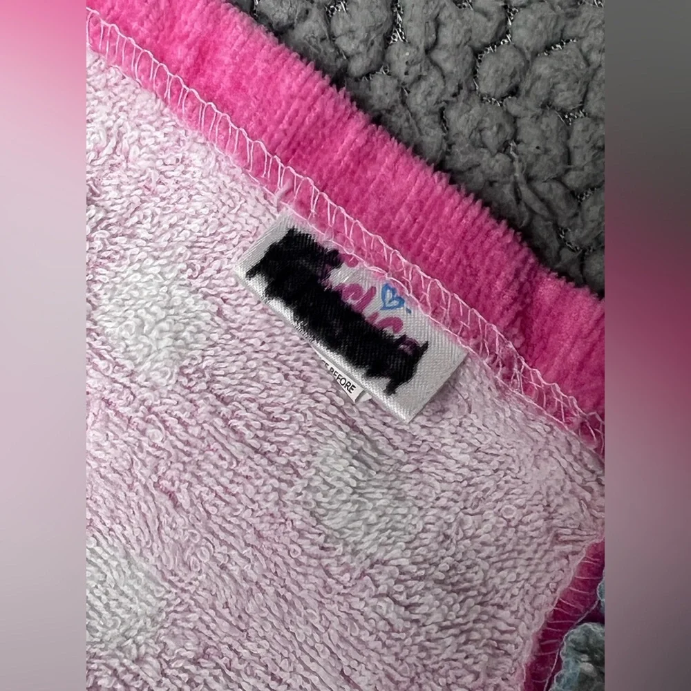 Justice‎ Blue And Pink Towel Swimsuit Cover Up Skirt Size XS/S